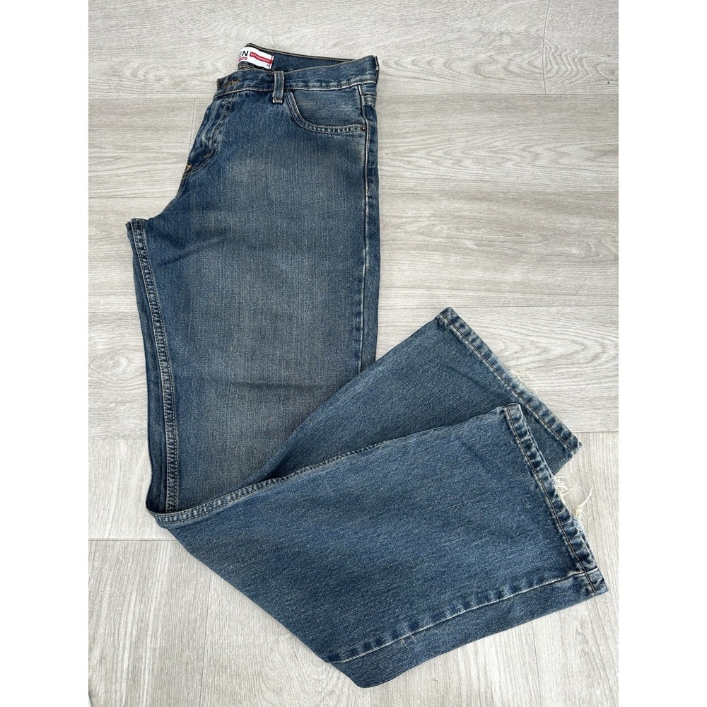 Denizen From Levi's 281 Straight Fit Denim Dark Wash Blue Jeans Men's Sz 30x32